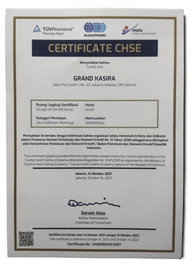 Hotel Grand Kasira Jakarta Exterior foto